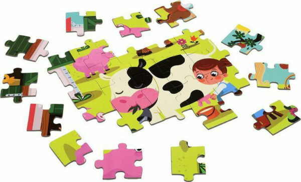 Ψυχογιός Παιδικό Puzzle Φάρμα 48pcs για 4+ Ετών 25386 - Image 2