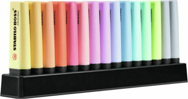 Stabilo Boss Deskset Μαρκαδόροι Υπογράμμισης Pastel 15τμχ 7015-02 - Image 2