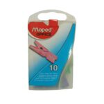 Maped Κλιπ Εγγράφων Μανταλάκι 10τμχ Χρωματιστά 440111