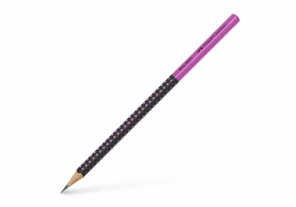 Faber-Castell Grip 2001 Μολύβι Pink & Black HB 517011