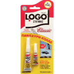 Logo Κόλλα Στιγμής Classic Μικρού Μεγέθους 2τμχ 2gr + 1gr
