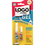 Logo Κόλλα Gel Στιγμής Μικρού Μεγέθους 2τμχ 2+1gr