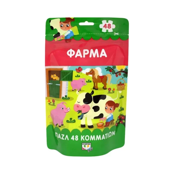 Ψυχογιός Παιδικό Puzzle Φάρμα 48pcs για 4+ Ετών 25386