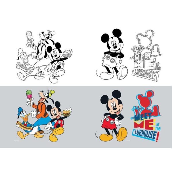 Τετράδιο Καρφίτσα Mickey 17x25 40Φ (Διάφορα Σχέδια) 0562876 - Image 3