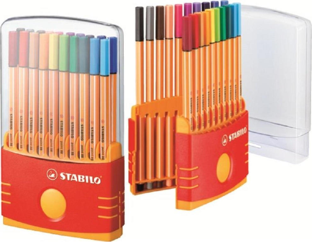 Stabilo Point 88 0.4mm Color Parade 20τμχ 8820-3