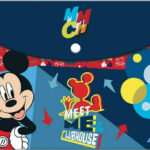 Διακάκης Φάκελος με Κουμπί για Χαρτί A4 Μπλε Mickey 562727
