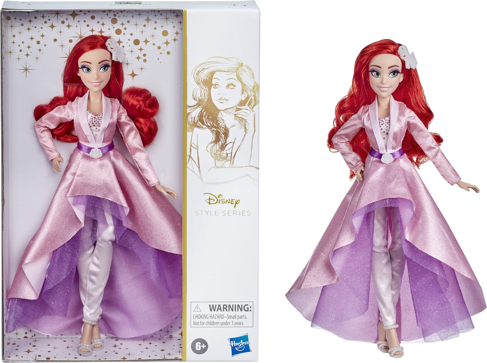 Hasbro Συλλεκτική Κούκλα Disney Princess Style Series Ariel 2 E9157