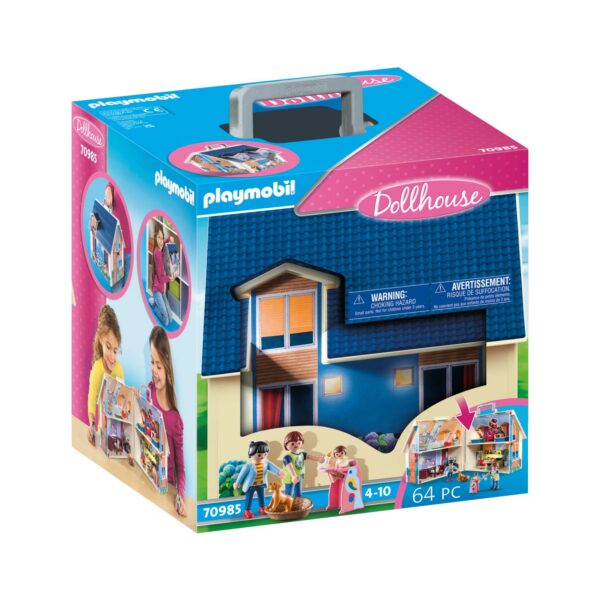 PLAYMOBIL Μοντέρνο Κουκλόσπιτο-βαλιτσάκι 70985