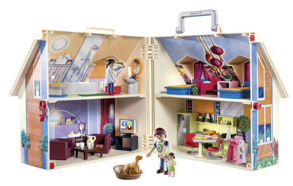 PLAYMOBIL Μοντέρνο Κουκλόσπιτο-βαλιτσάκι 70985 - Image 4
