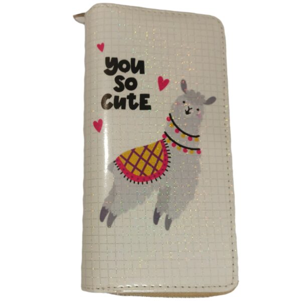 Total Gift Lama Cute Wallet Λευκό XL1332
