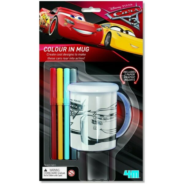 4M Σετ Ζωγραφικής με Κούπα Cars 06208