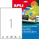 APLI Lables Photo Glossy Inkjet 199,6x289,1mm 10τμχ N.02926