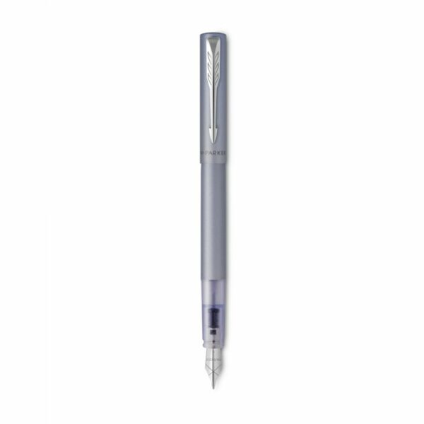 Parker Vector XL Πένα Γραφής Medium Silver-Blue CT 1161.1001.24