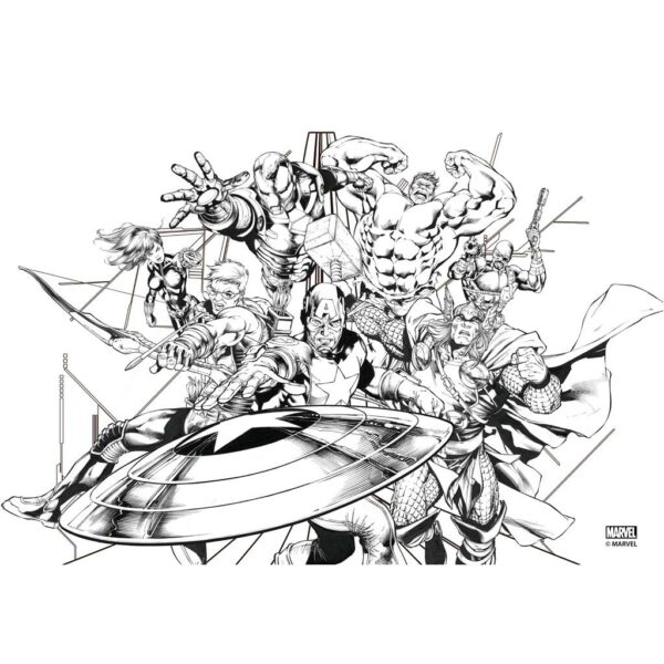 Διακάκης Μπλοκ Ζωγραφικής Iron Man 23x33 40Φ 000506007 - Image 4