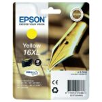 Epson 16XL Μελάνι Εκτυπωτή InkJet Κίτρινο (C13T16344010 C13T16344012)