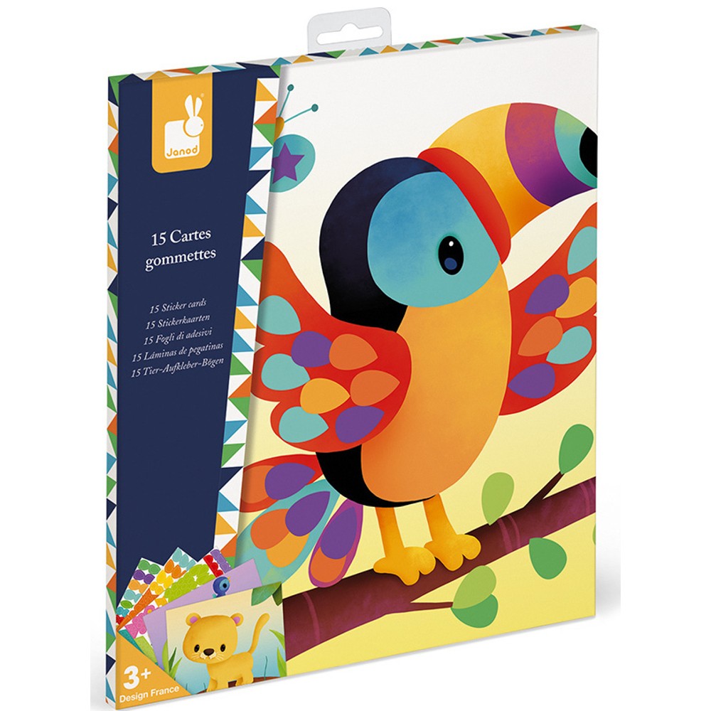 Janod Aυτοκόλλητα Sticker Cards 07788