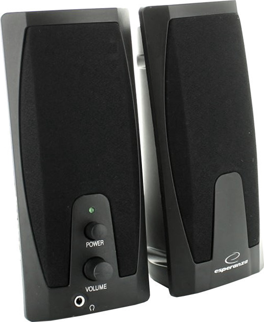 Esperanza Ηχεία Υπολογιστή 2.0 με Ισχύ 2W σε Μαύρο Χρώμα EP110 - Image 2