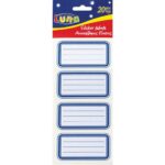 Luna Ετικέτες Τετραδίων Μπλε 20τμχ 000620550