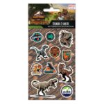 Διακάκης Αυτοκόλλητα Jurassic 8x12εκ. 5 Φύλλα 000570879