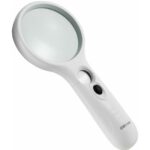 Deli Μεγεθυντικός Φακός Χειρός με Φως Λευκός 75mm (3x) 231.9099