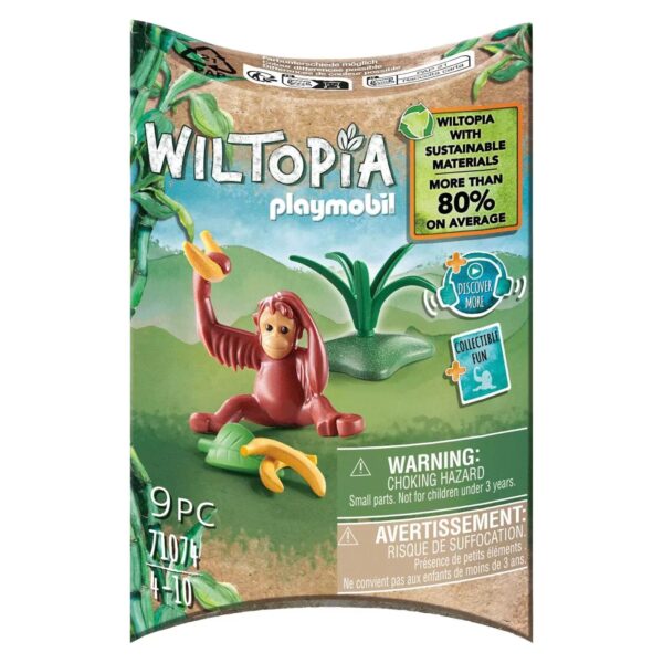PLAYMOBIL Wiltopia - Μωρό ουρακοτάνγκος 71074