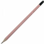 Faber-Castell Grip 2001 Μολύβι HB με Γόμα Ροζ 100-129-423