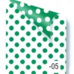 Rainbow χαρτόνι πουά λευκό-πράσινο 2 όψεων 50x70εκ. 16600-05