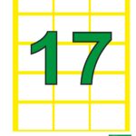 Etiroll Αυτοκόλλητες Ετικέτες Νο17 32mmx27mm 15 ετικέτες/φύλλο 40 φύλλα