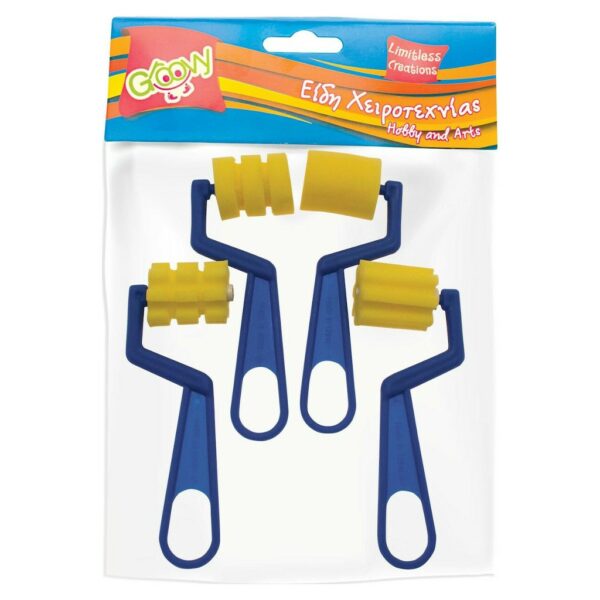 Groovy Σφουγγάρια Roller Ζωγραφικής 4τμχ 0.76.075