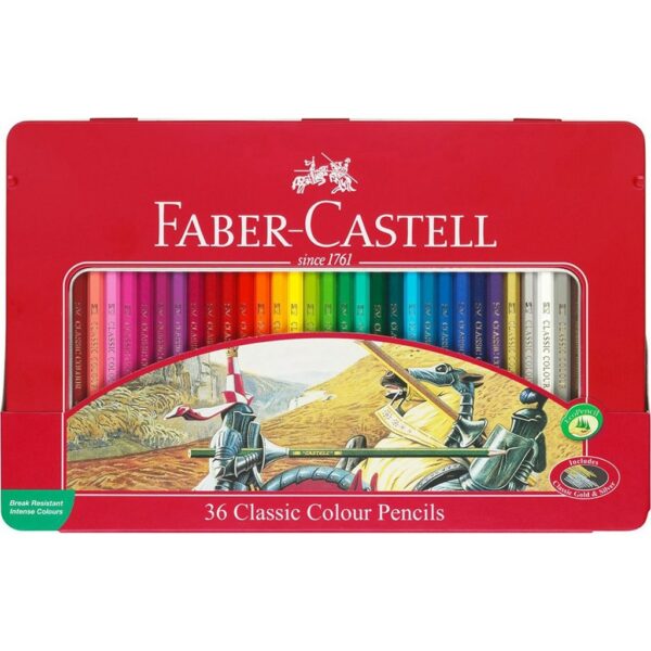 Faber-Castell Σετ Ξυλομπογιές σε Κασετίνα 36τμχ 115886