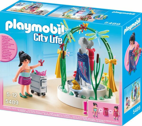 Playmobil City Life Διακοσμήτρια με Led Βιτρίνα Ρούχων 5489