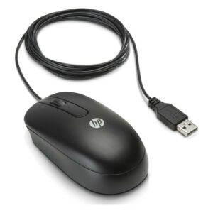 HP 1000 Ενσύρματο Ποντίκι Μαύρο (4QM14AA#ABB)