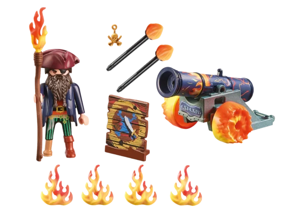 PLAYMOBIL Gift Set Πειρατής με κανόνι 71189 - Image 3