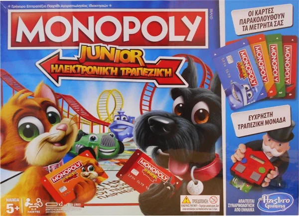 Hasbro Επιτραπέζιο Παιχνίδι Monopoly Junior Electronic Banking E1842