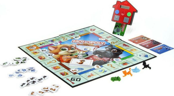 Hasbro Επιτραπέζιο Παιχνίδι Monopoly Junior Electronic Banking E1842 - Image 2
