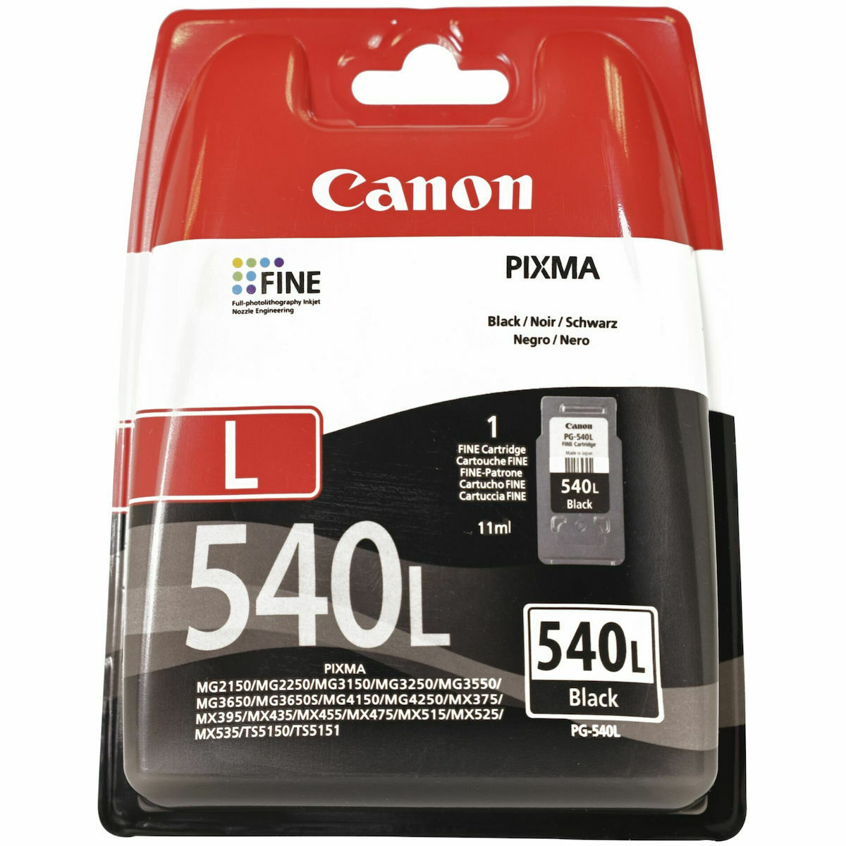Canon PG-540L Μελάνι Εκτυπωτή InkJet Μαύρο (5224B010)