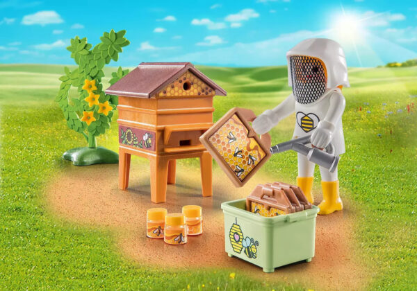 PLAYMOBIL Μελισσοκόμος με κηρήθρες 71253 - Image 3