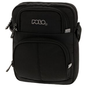 Polo Ανδρική Τσάντα Ώμου / Χιαστί σε Μαύρο χρώμα 907171-2000