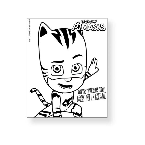 Διακάκης Βιβλίο ζωγραφικής PJ Masks 20x25cm με Αυτοκόλλητα 000484038 - Image 5