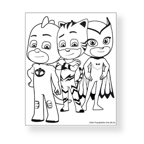 Διακάκης Βιβλίο ζωγραφικής PJ Masks 20x25cm με Αυτοκόλλητα 000484038 - Image 6