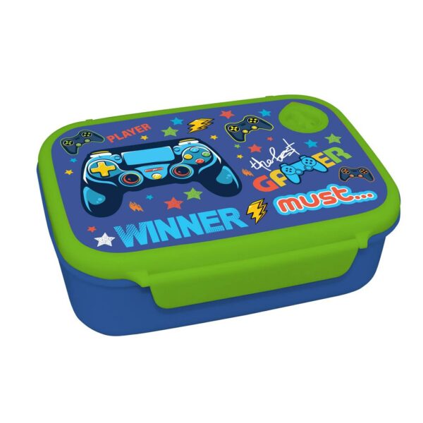 Must Gamer Πλαστικό Παιδικό Σετ Φαγητού 0.5lt Μπλε 000584899 - Image 3