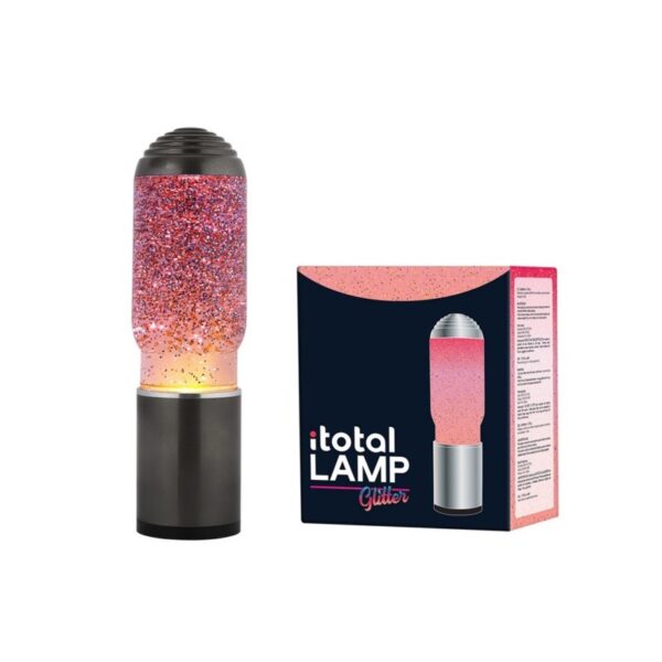 Total Gift Διακοσμητικό Φωτιστικό Lava Lamp σε Μαύρο Χρώμα XL2201