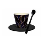 I-Total Leaf Φλιτζάνι Καφέ Bamboo Πολύχρωμο 90ml ID5224