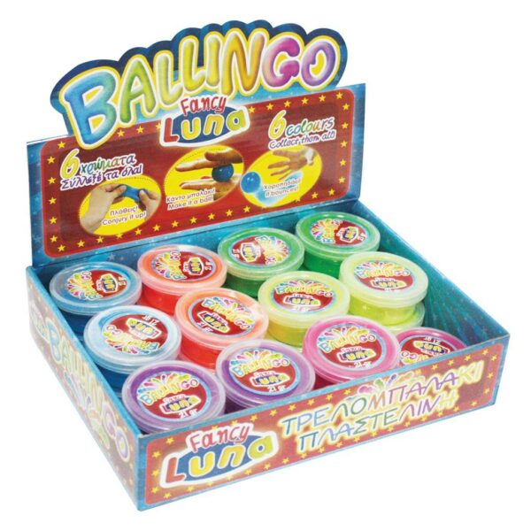 Luna Βαζάκι Πλαστελίνης Ballingo (Διάφορα Χρώματα) 1τμχ 000658025