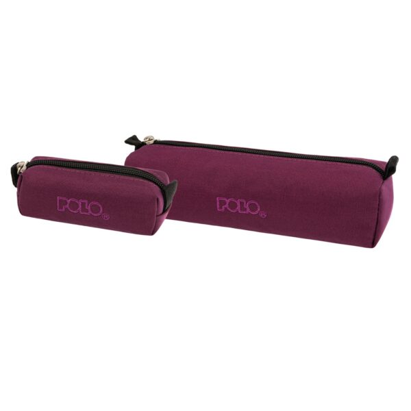 Polo Wallet Κασετίνα Βαρελάκι με 1 Θήκη Σκούρο Μωβ 1τμχ 937006-4800