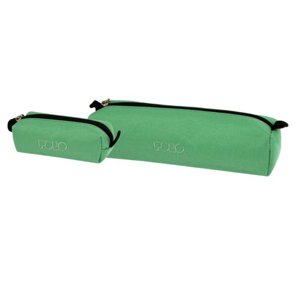Polo Wallet Cord Κασετίνα Βαρελάκι με 1 Θήκη σε Πράσινο χρώμα 1τμχ 937006-6801