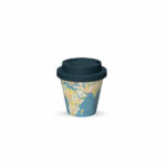 Total Gift Map Κούπα Μπαμπού με Καπάκι Μπλε 90ml ID5113