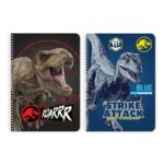 Διακάκης Σπιράλ Τετράδιο Ριγέ Β5 60 Φύλλων 2 Θεμάτων Jurassic (Διάφορα Σχέδια) 570907