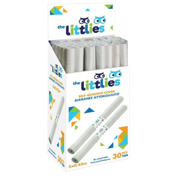 The Littlies Αυτοκόλλητο Ρολό Ντυσίματος Βιβλίου Διαφανές 5m x 45cm 1τμχ 646763 - Image 2
