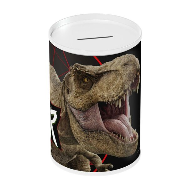 Διακάκης Παιδικός Κουμπαράς Μεταλλικός Jurassic 10x10x15cm 570923